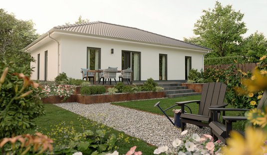 Der Bungalow 110 zeigt die Vorteile eines barrierefreien Hauses.