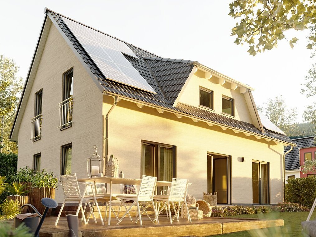 Das Landhaus 142 ist ein vielseitiges Massivhaus von Town & Country.