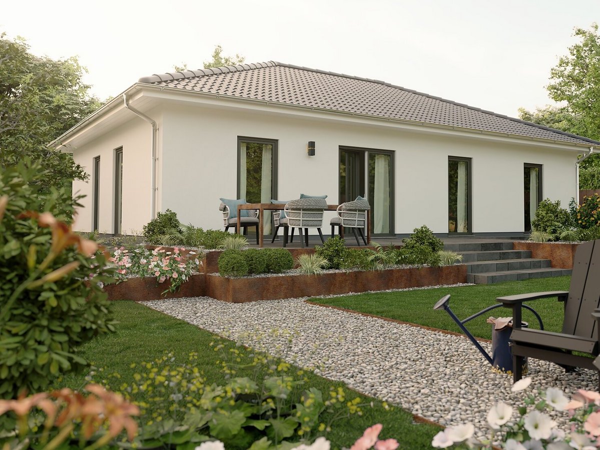 Der Bungalow 110 zeigt die Vorteile eines barrierefreien Hauses.